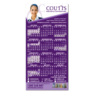 Calendar Fridge Magnet-72mm x 147mm