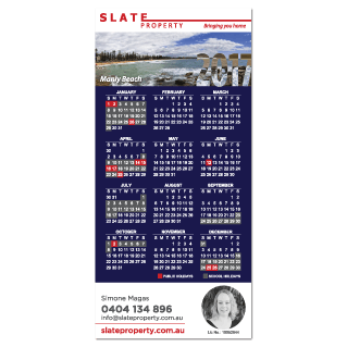 Calendar Fridge Magnet-99mm x 210mm