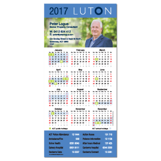 Calendar Fridge Magnet-99mm x 210mm