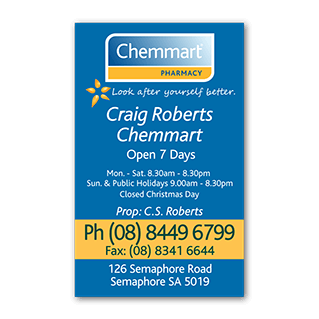 Straight Edged Fridge Magnet-53mm x 86mm