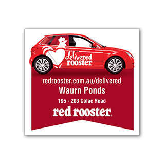 Straight Edged Fridge Magnet-70mm x  65mm